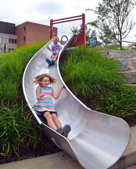 diy sheet metal slide|diy slides for backyard.